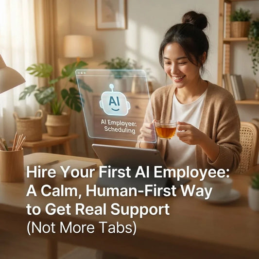 Hire Your First AI Employee: A Calm, Human-First Way to Get Real Support (Not More Tabs)