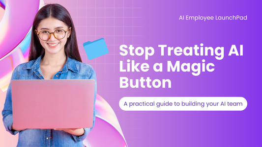 Solopreneur using AI tools as virtual team members for business automation